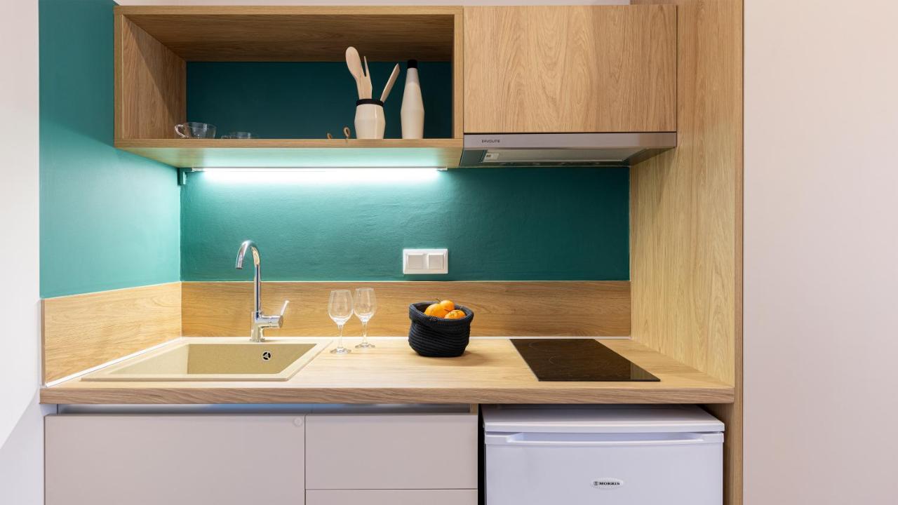 Aether Green Apartments Nea Roda Ngoại thất bức ảnh